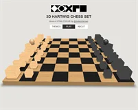 3D Hartwig Chess Set Master